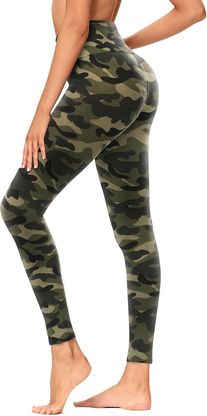 High Waisted Leggings with Pockets for Women - Buttery Soft Yoga Pants for Gym Workout, Athletic Running
