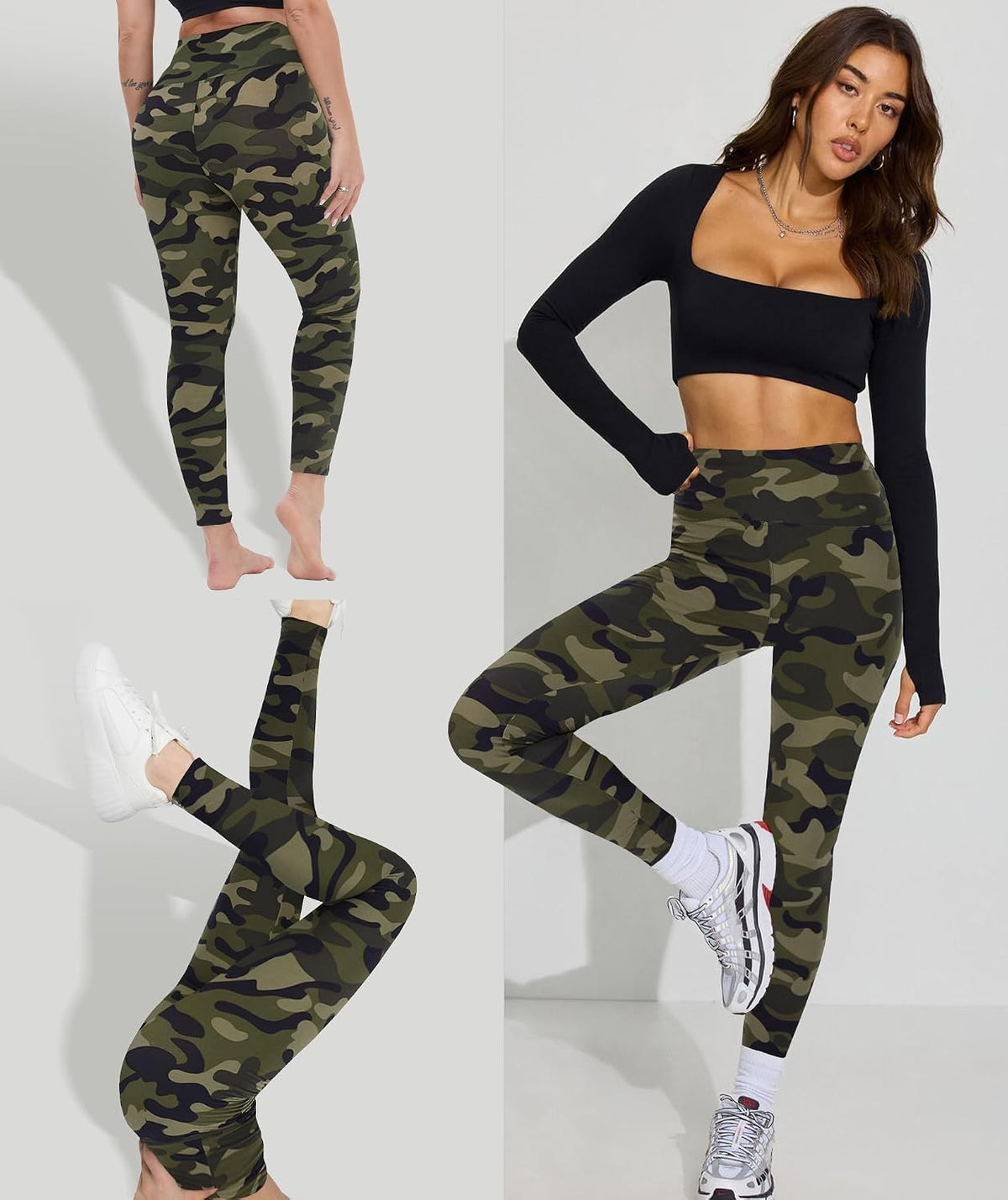 High Waisted Leggings with Pockets for Women - Buttery Soft Yoga Pants for Gym Workout, Athletic Running