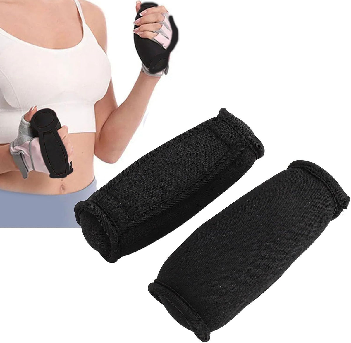 Hand Weights Set, Soft Dumbbells for Cardio Workout, Lightweight Neoprene for Men and Women, 2 Pack for Home and Outdoor Exercises