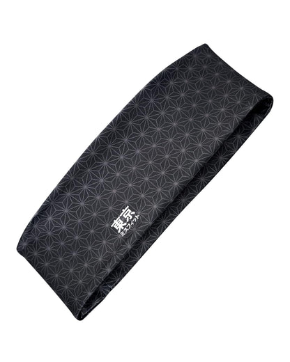 Japanese Headband for Men & Women, Sweat Band (Wave-Seigaiha) | Japanese patterns, Moisture wicking, Cooling headband, Breathable stretch fabric, Workout, Running, Exercise, Sports, Yoga