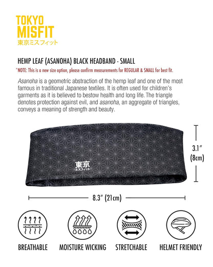 Japanese Headband for Men & Women, Sweat Band (Wave-Seigaiha) | Japanese patterns, Moisture wicking, Cooling headband, Breathable stretch fabric, Workout, Running, Exercise, Sports, Yoga