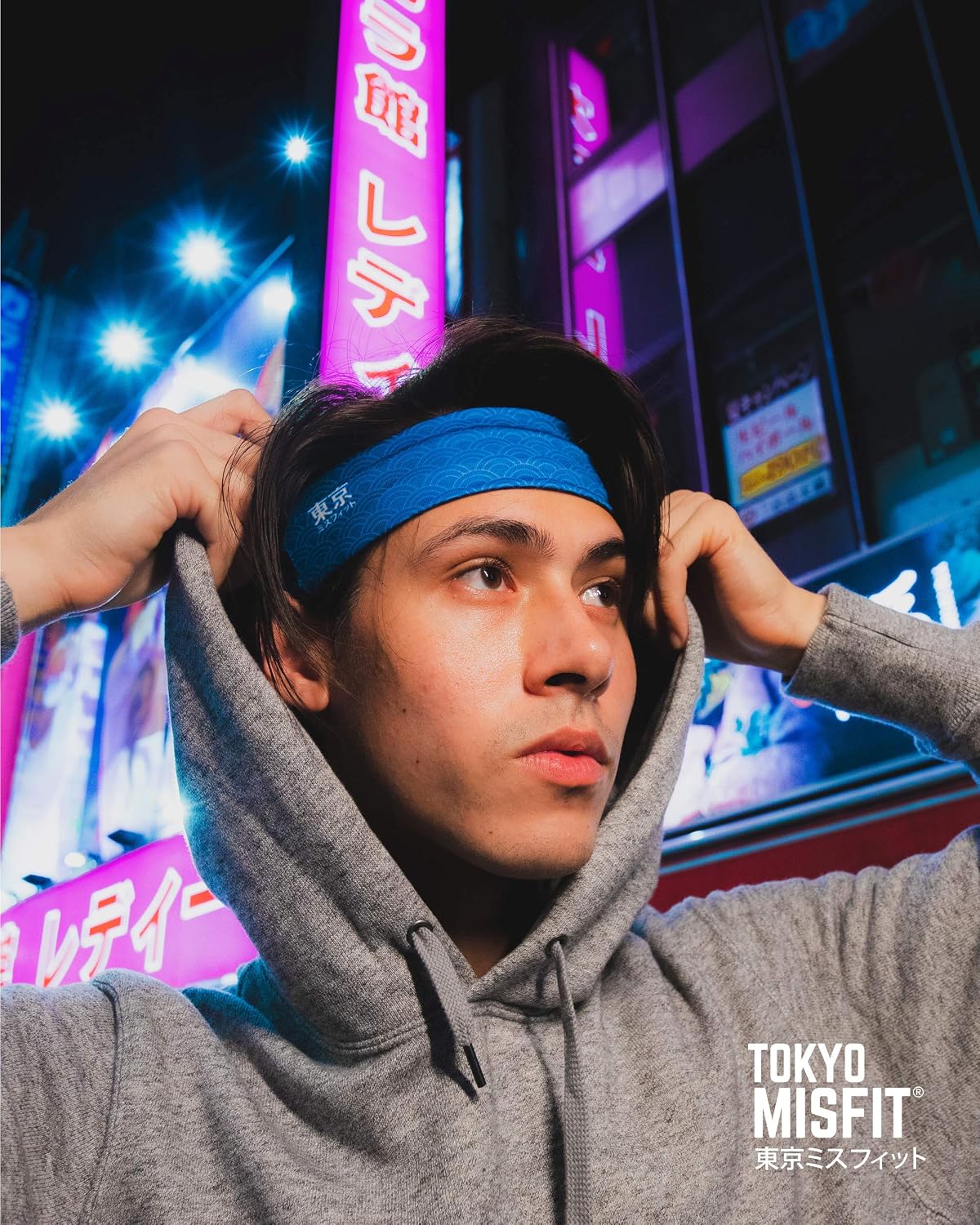 Japanese Headband for Men & Women, Sweat Band (Wave-Seigaiha) | Japanese patterns, Moisture wicking, Cooling headband, Breathable stretch fabric, Workout, Running, Exercise, Sports, Yoga