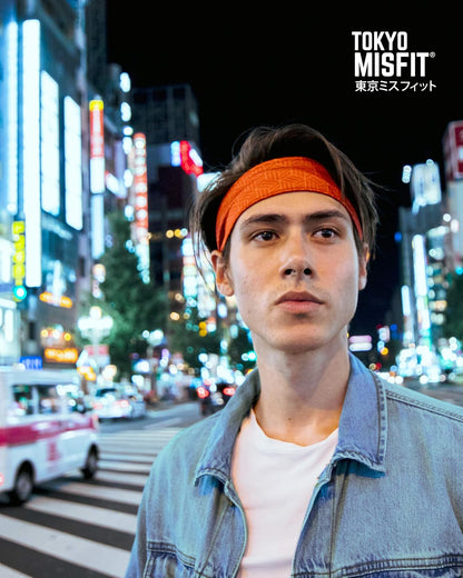Japanese Headband for Men & Women, Sweat Band (Wave-Seigaiha) | Japanese patterns, Moisture wicking, Cooling headband, Breathable stretch fabric, Workout, Running, Exercise, Sports, Yoga