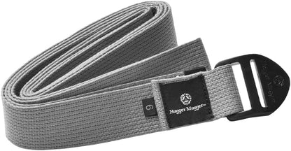 Cinch Cotton Yoga Strap - Super Strong Cotton, Quiet Cinch-Style Buckle, Long Length Great for Taller People