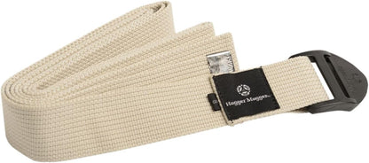 Cinch Cotton Yoga Strap - Super Strong Cotton, Quiet Cinch-Style Buckle, Long Length Great for Taller People