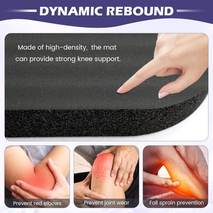 Yoga Knee Pad Cushion Exercise Knee Pad Rectangle Kneeling Pads Yogas Props and Accessories for Pain Free Knees, Elbows, Wrists and Back, Workout Mats for Home Gym, Pilates