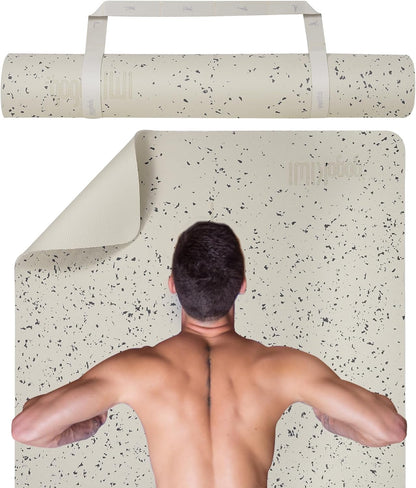 Extra Wide Yoga Mat for Men Women (72"L x 36"W) Non Slip Fitness & Exercise Mat with Alignment Marks for Yoga, Pilates, Floor Workouts