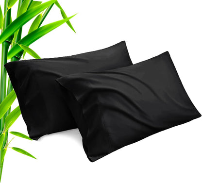 Body Cooling Pillow Cases Cover, Bamboo Rayon White Body Pillowcases with Zipper Closure, Cool and Breathable Pillow Case for Hot Sleepers and Night Sweats, 20x54 inches