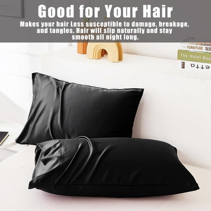 Body Cooling Pillow Cases Cover, Bamboo Rayon White Body Pillowcases with Zipper Closure, Cool and Breathable Pillow Case for Hot Sleepers and Night Sweats, 20x54 inches
