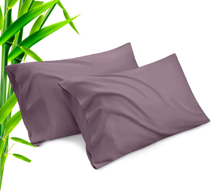 Body Cooling Pillow Cases Cover, Bamboo Rayon White Body Pillowcases with Zipper Closure, Cool and Breathable Pillow Case for Hot Sleepers and Night Sweats, 20x54 inches