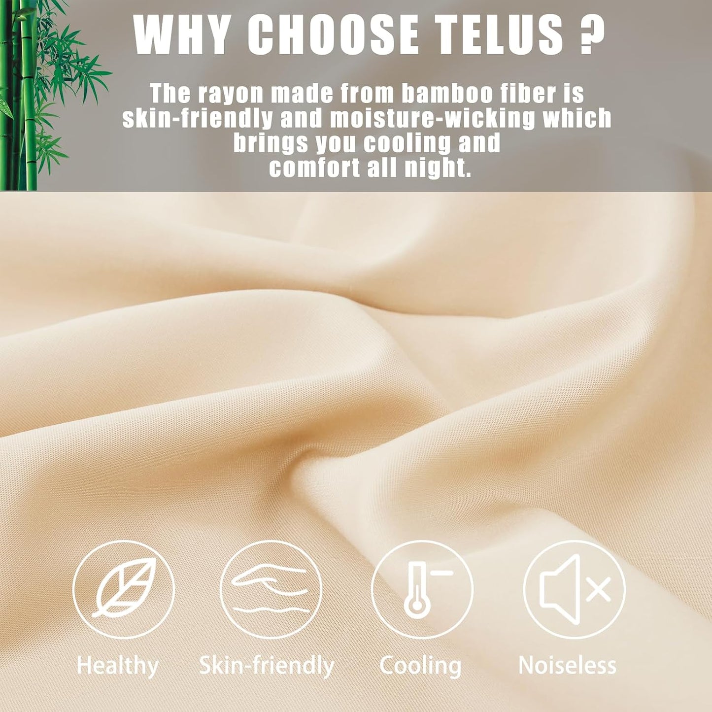Body Cooling Pillow Cases Cover, Bamboo Rayon White Body Pillowcases with Zipper Closure, Cool and Breathable Pillow Case for Hot Sleepers and Night Sweats, 20x54 inches