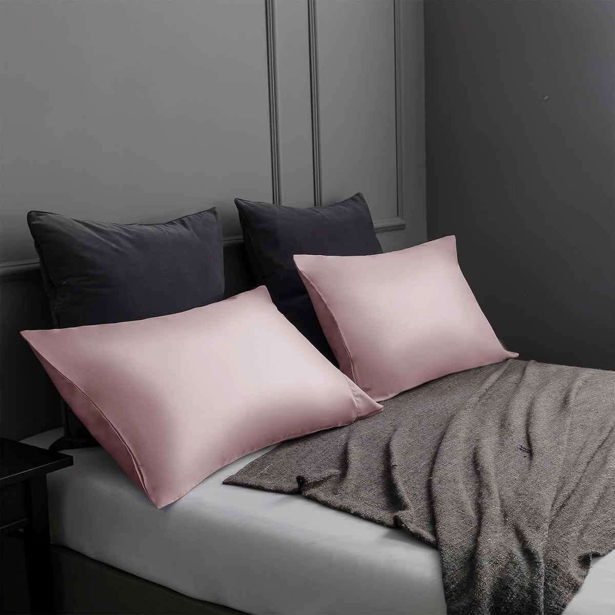 Body Cooling Pillow Cases Cover, Bamboo Rayon White Body Pillowcases with Zipper Closure, Cool and Breathable Pillow Case for Hot Sleepers and Night Sweats, 20x54 inches