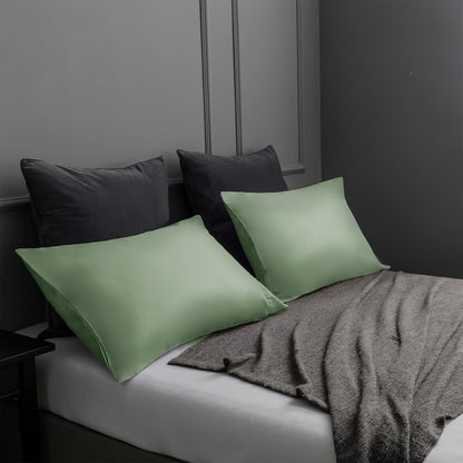 Body Cooling Pillow Cases Cover, Bamboo Rayon White Body Pillowcases with Zipper Closure, Cool and Breathable Pillow Case for Hot Sleepers and Night Sweats, 20x54 inches
