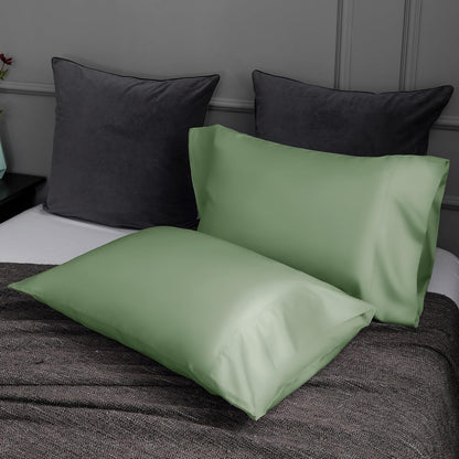 Body Cooling Pillow Cases Cover, Bamboo Rayon White Body Pillowcases with Zipper Closure, Cool and Breathable Pillow Case for Hot Sleepers and Night Sweats, 20x54 inches