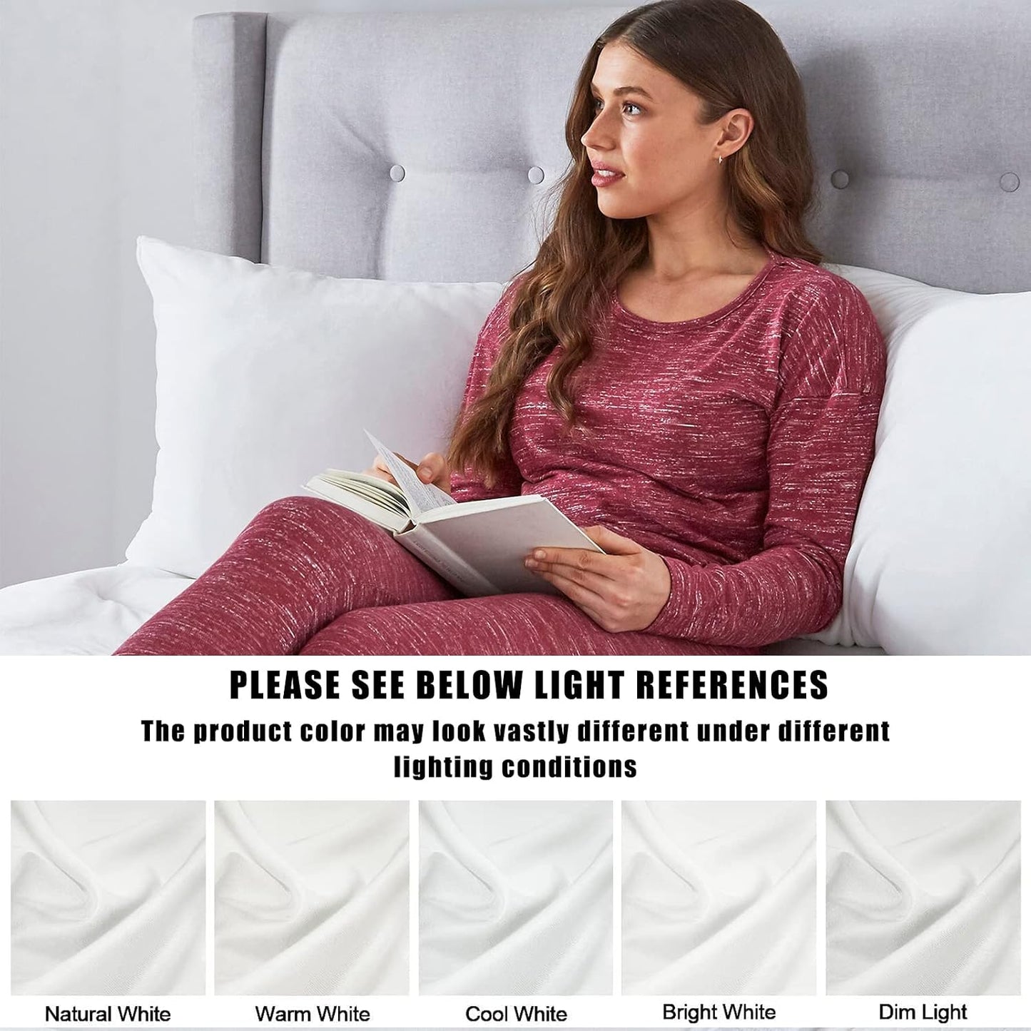 Body Cooling Pillow Cases Cover, Bamboo Rayon White Body Pillowcases with Zipper Closure, Cool and Breathable Pillow Case for Hot Sleepers and Night Sweats, 20x54 inches