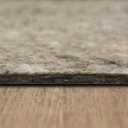 Non Slip Rug Pad 3' x 5'- 1/4" Thick Felt + Latex Rubber Gripper - Dual Surface Cushion for Hardwood, Carpet, Tile Floors, Made in USA - Colors C