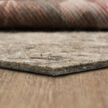 Non Slip Rug Pad 3' x 5'- 1/4" Thick Felt + Latex Rubber Gripper - Dual Surface Cushion for Hardwood, Carpet, Tile Floors, Made in USA - Colors C