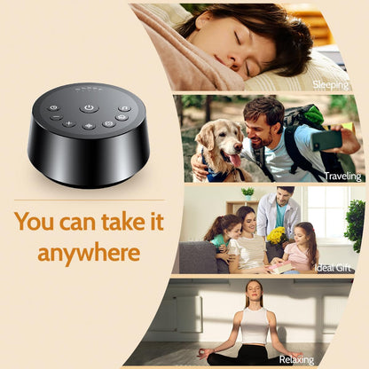 Sound Machines Sleep White Noise Machine with 25 Soothing Sounds 32 Volume Levels 5 Timers and 4 Sound Categories and Memory Function for Kids Adults and Home