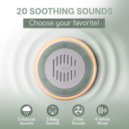 Wall Plug in White Noise Sound Machine for Office Privacy & Noise Canceling, White Noise Machine for Sleeping Adults & Baby, Therapy Noise Blocker with 20 Soothing Sounds & Nightlight .