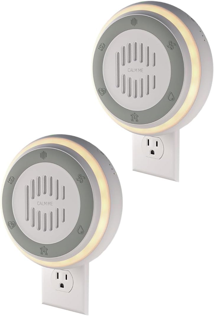 Wall Plug in White Noise Sound Machine for Office Privacy & Noise Canceling, White Noise Machine for Sleeping Adults & Baby, Therapy Noise Blocker with 20 Soothing Sounds & Nightlight .