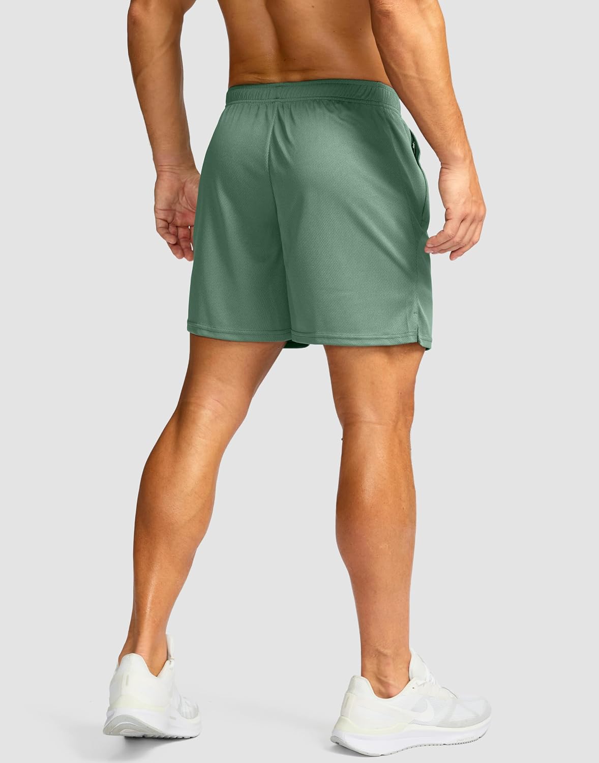 Men's 5"/ 7"/ 9" Workout Running Shorts Quick Dry Lightweight Gym Shorts with Zip Pockets