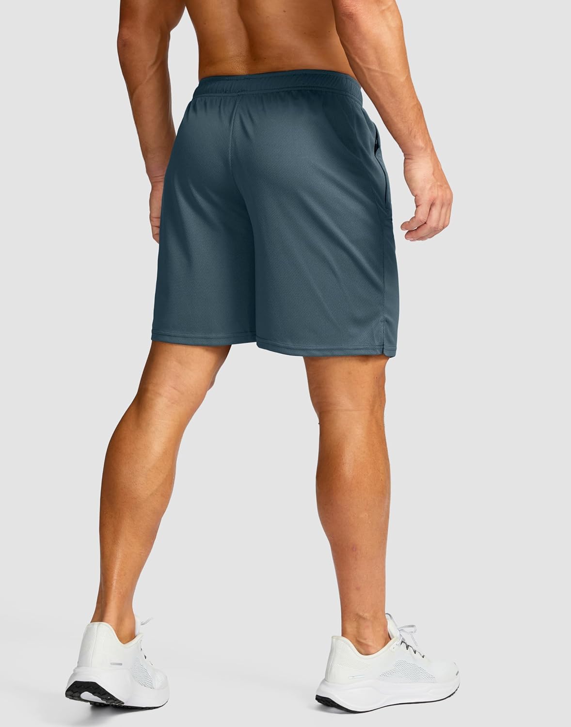 Men's 5"/ 7"/ 9" Workout Running Shorts Quick Dry Lightweight Gym Shorts with Zip Pockets
