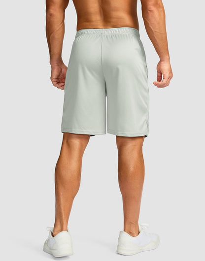 Men's 5"/ 7"/ 9" Workout Running Shorts Quick Dry Lightweight Gym Shorts with Zip Pockets