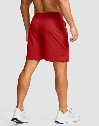 Men's 5"/ 7"/ 9" Workout Running Shorts Quick Dry Lightweight Gym Shorts with Zip Pockets