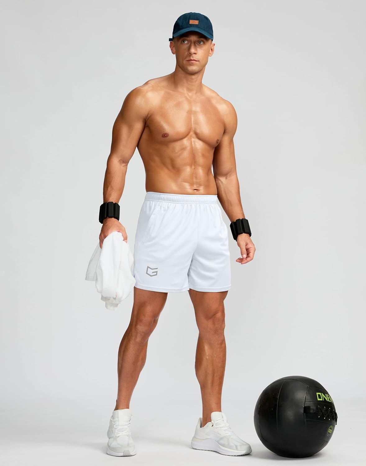 Men's 5"/ 7"/ 9" Workout Running Shorts Quick Dry Lightweight Gym Shorts with Zip Pockets