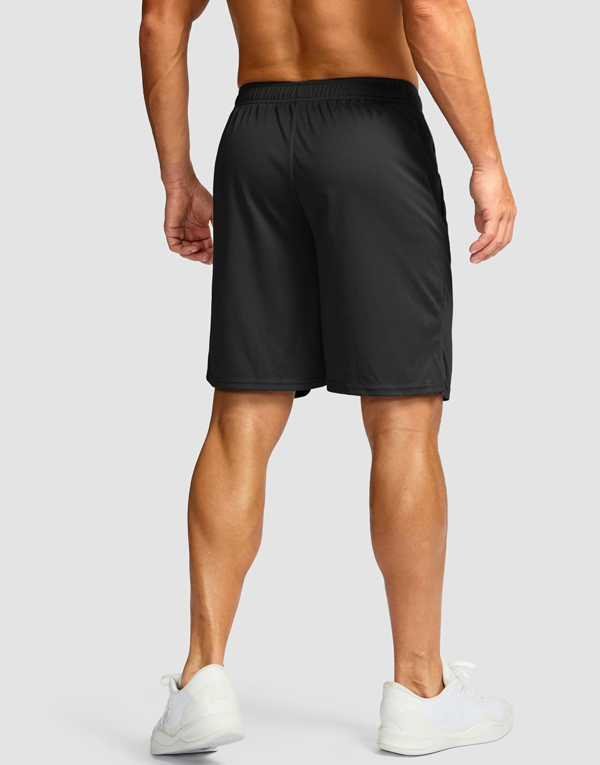 Men's 5"/ 7"/ 9" Workout Running Shorts Quick Dry Lightweight Gym Shorts with Zip Pockets