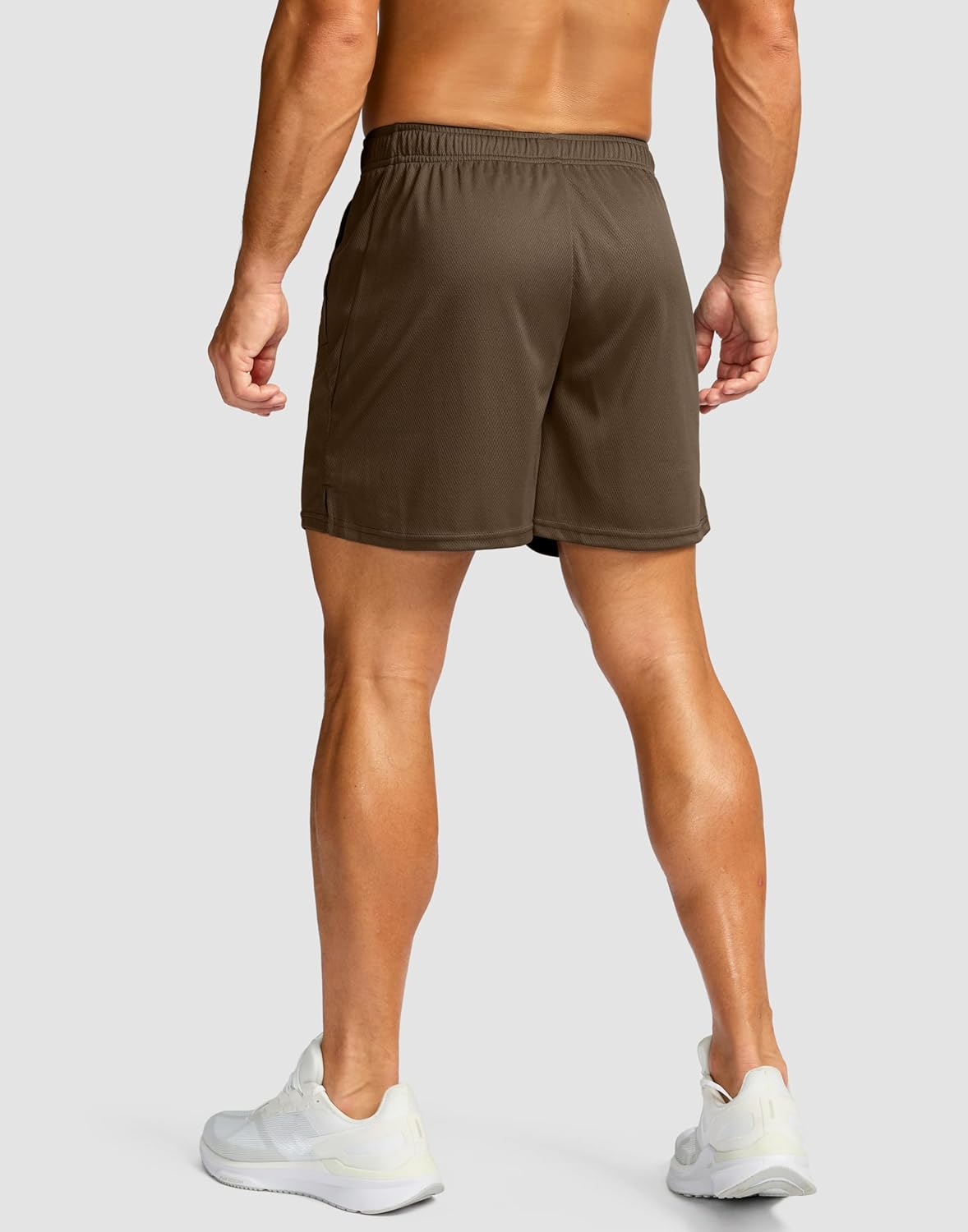 Men's 5"/ 7"/ 9" Workout Running Shorts Quick Dry Lightweight Gym Shorts with Zip Pockets