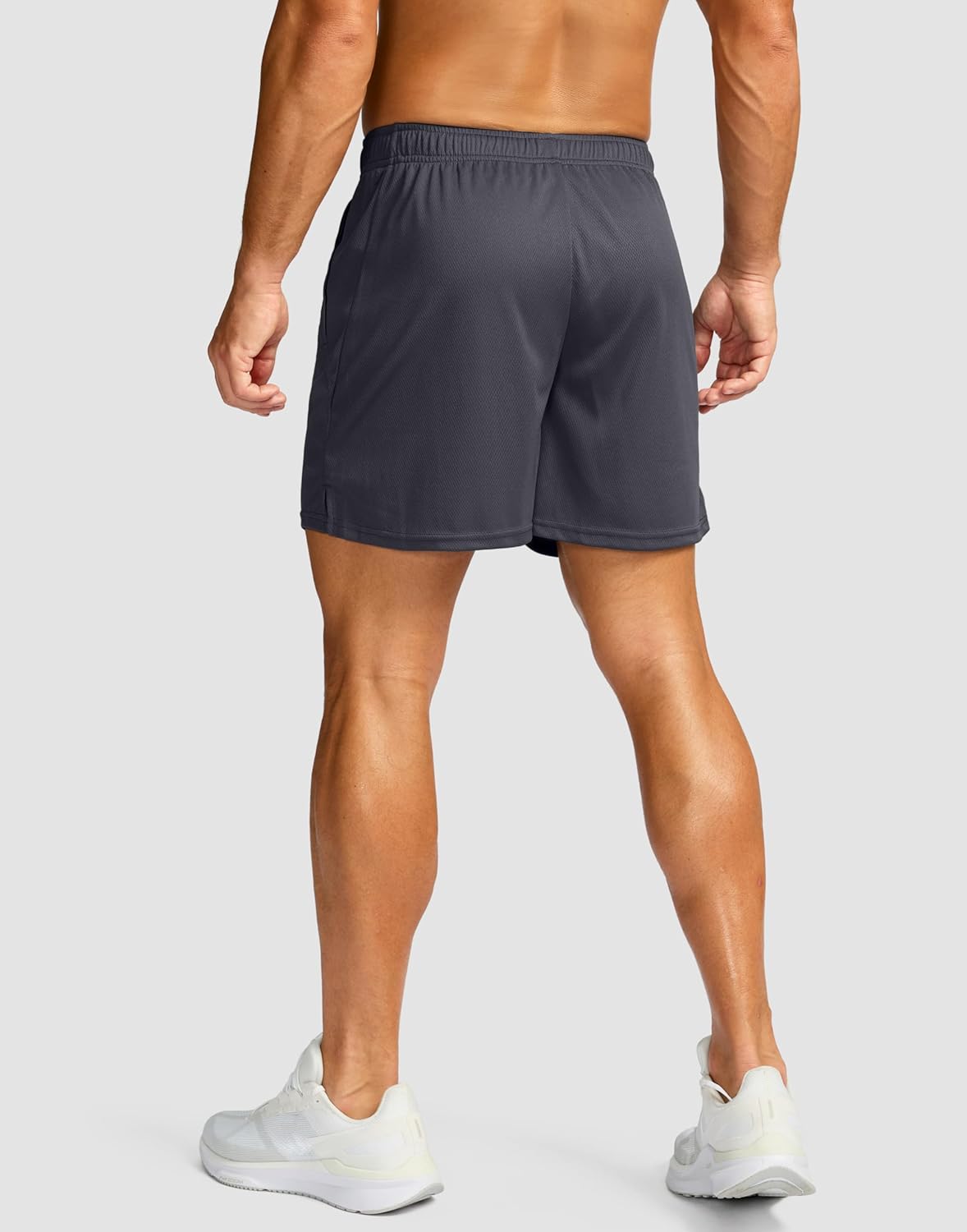 Men's 5"/ 7"/ 9" Workout Running Shorts Quick Dry Lightweight Gym Shorts with Zip Pockets