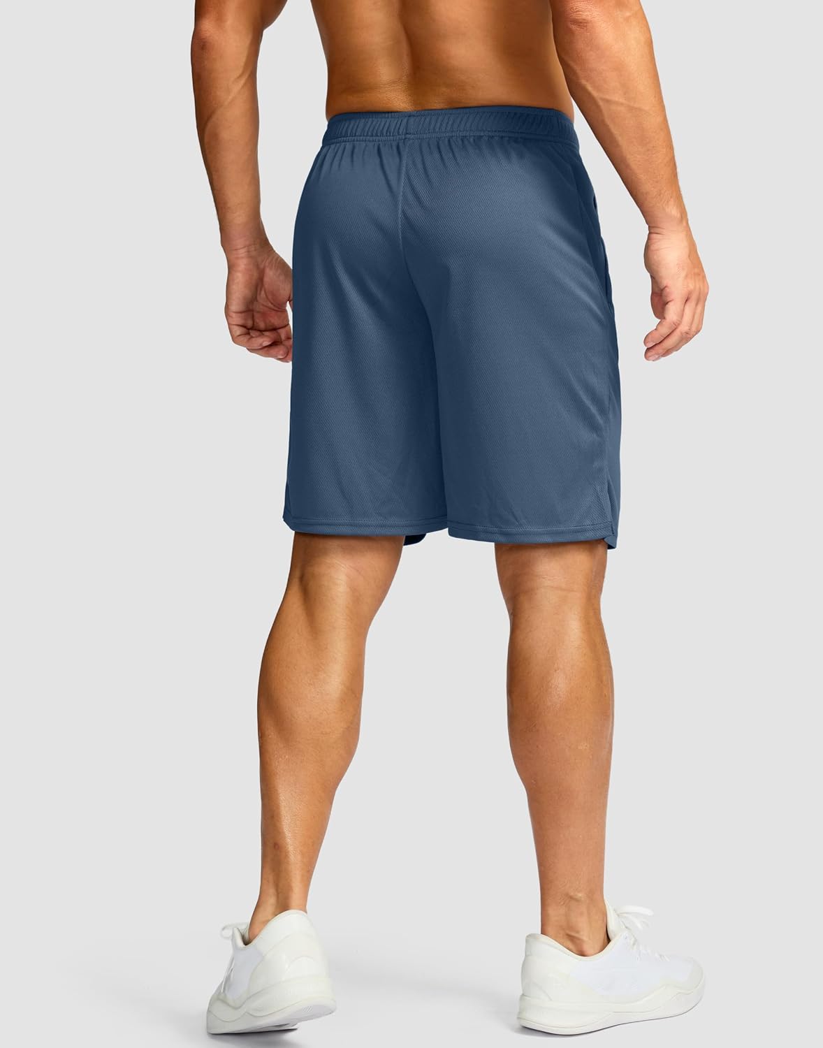 Men's 5"/ 7"/ 9" Workout Running Shorts Quick Dry Lightweight Gym Shorts with Zip Pockets