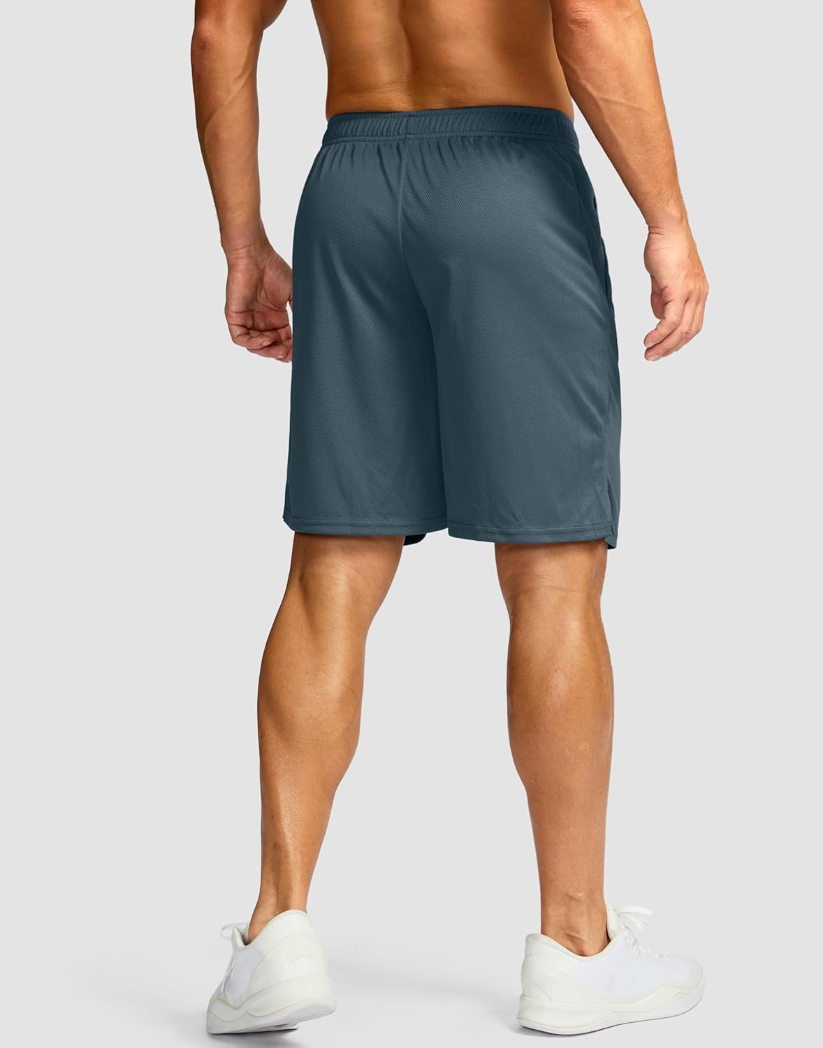 Men's 5"/ 7"/ 9" Workout Running Shorts Quick Dry Lightweight Gym Shorts with Zip Pockets