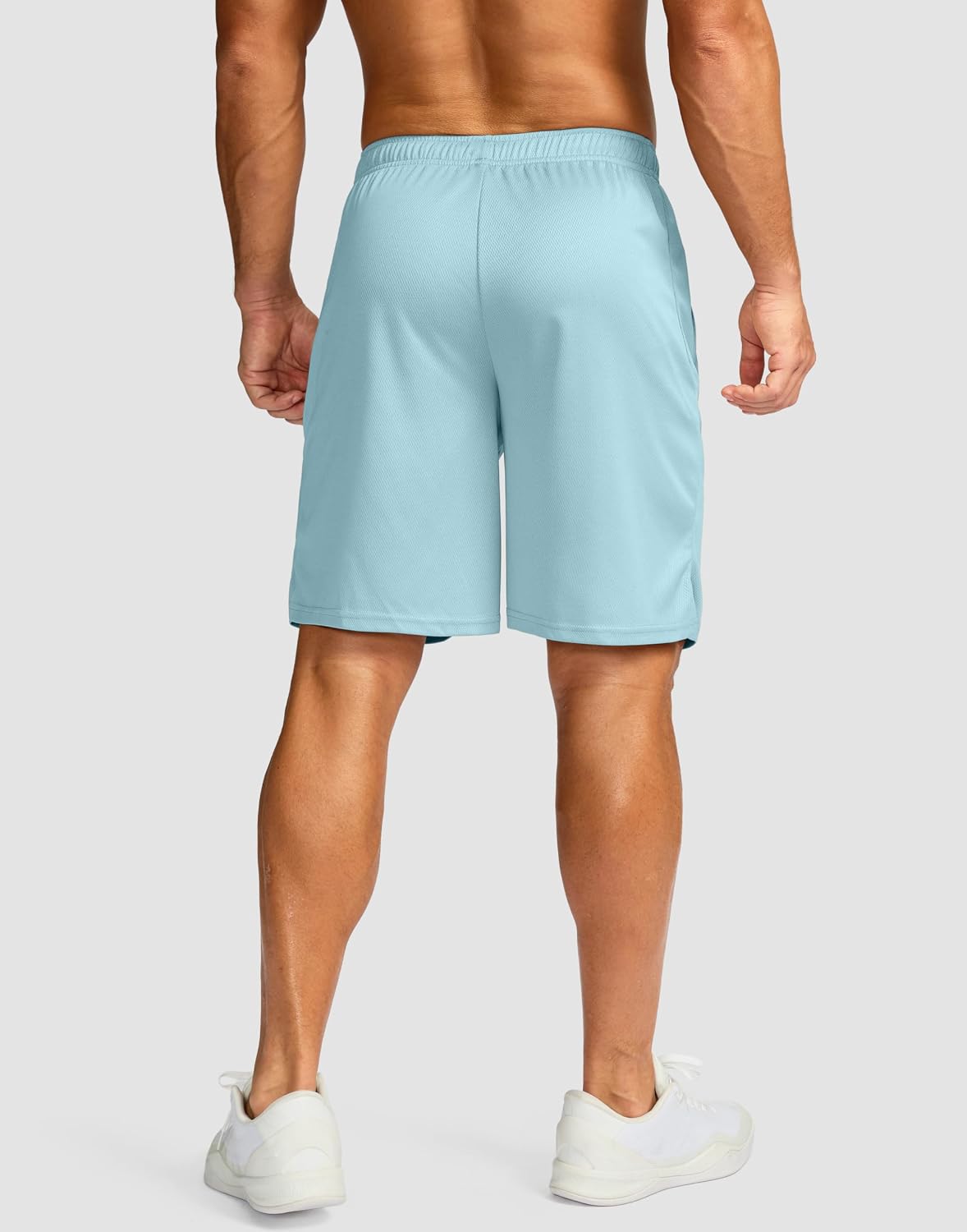 Men's 5"/ 7"/ 9" Workout Running Shorts Quick Dry Lightweight Gym Shorts with Zip Pockets