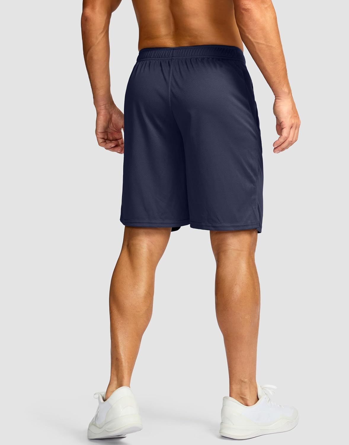 Men's 5"/ 7"/ 9" Workout Running Shorts Quick Dry Lightweight Gym Shorts with Zip Pockets