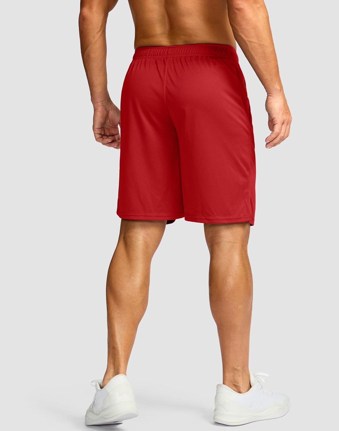 Men's 5"/ 7"/ 9" Workout Running Shorts Quick Dry Lightweight Gym Shorts with Zip Pockets