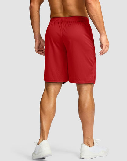 Men's 5"/ 7"/ 9" Workout Running Shorts Quick Dry Lightweight Gym Shorts with Zip Pockets