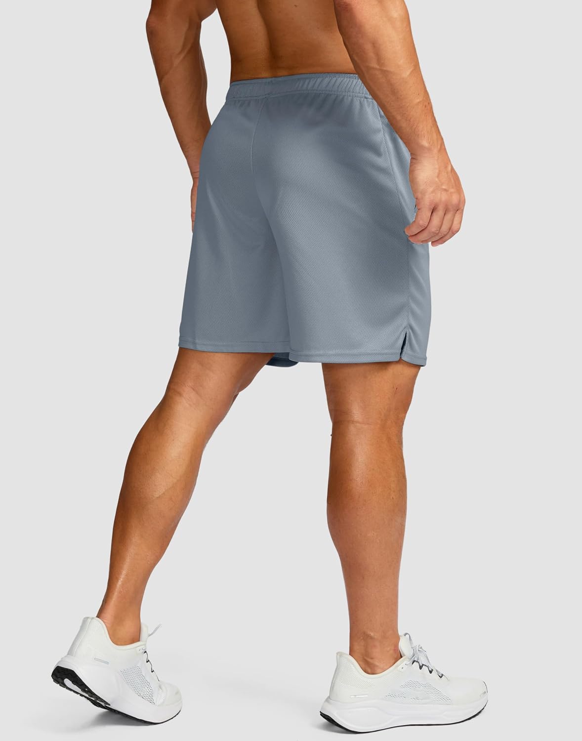 Men's 5"/ 7"/ 9" Workout Running Shorts Quick Dry Lightweight Gym Shorts with Zip Pockets