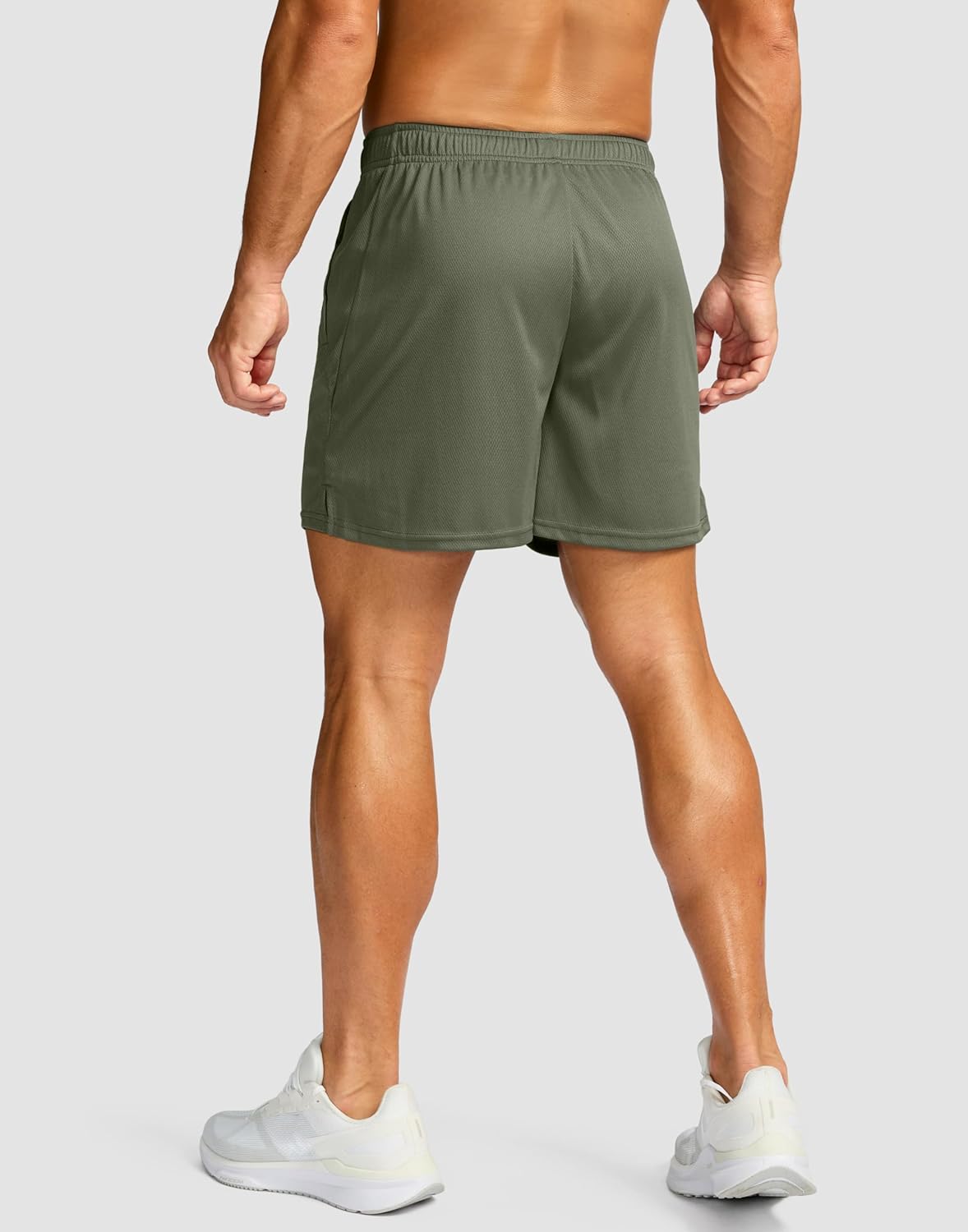 Men's 5"/ 7"/ 9" Workout Running Shorts Quick Dry Lightweight Gym Shorts with Zip Pockets