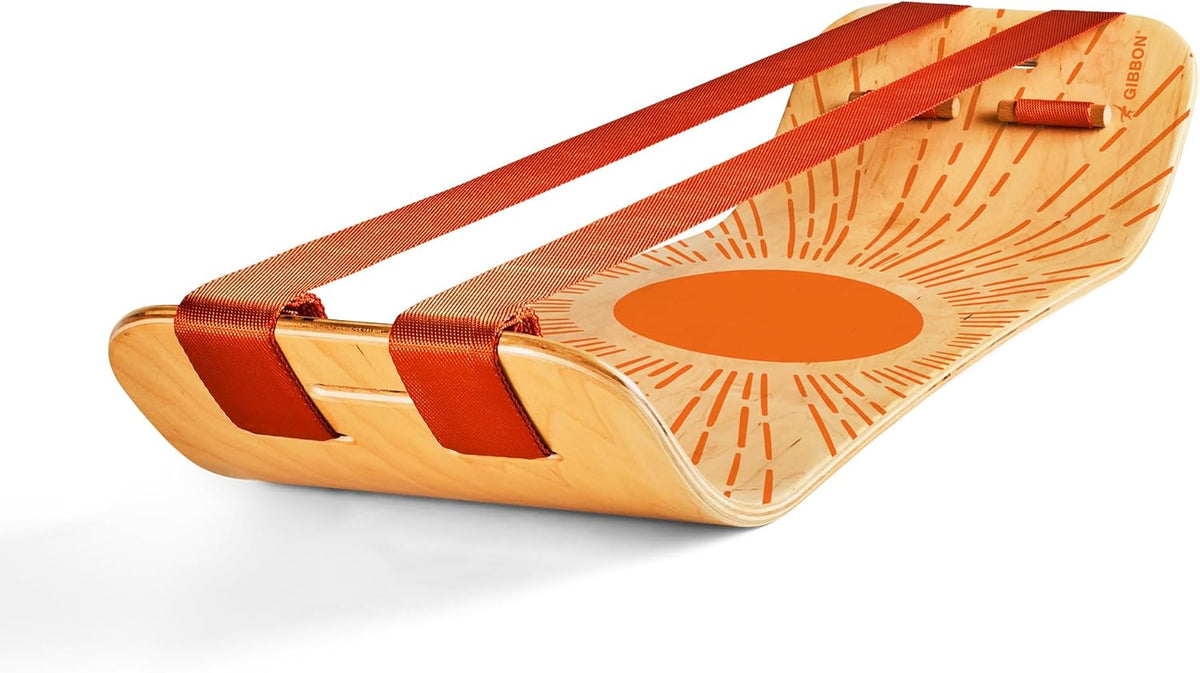 SlackBoard, Balance Board Kids & Adults, Slackline Balance Trainer | 1 & 2 Line Options, Slack Board, Core Workout Equipment, Home Gym Training, Standing Desk Exercise, Yoga, Agility, Pilates