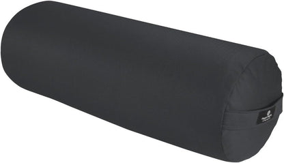 Round Yoga Bolster - Firm Round Shape, Higher Profile, Great Under Knees, Soft Support, Handmade in The USA