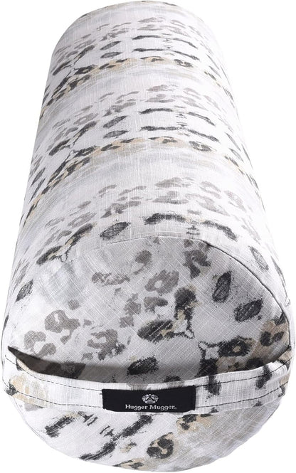 Round Yoga Bolster - Firm Round Shape, Higher Profile, Great Under Knees, Soft Support, Handmade in The USA