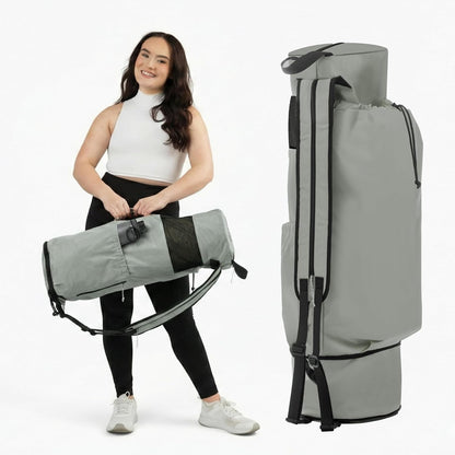Yoga Mat Bag - for Women and Men, Yoga Bag with Pockets and Adjustable Strap, Yoga Mat Carrier, Fits Mats Blocks and Yoga Accessories for Workouts, (32" L)