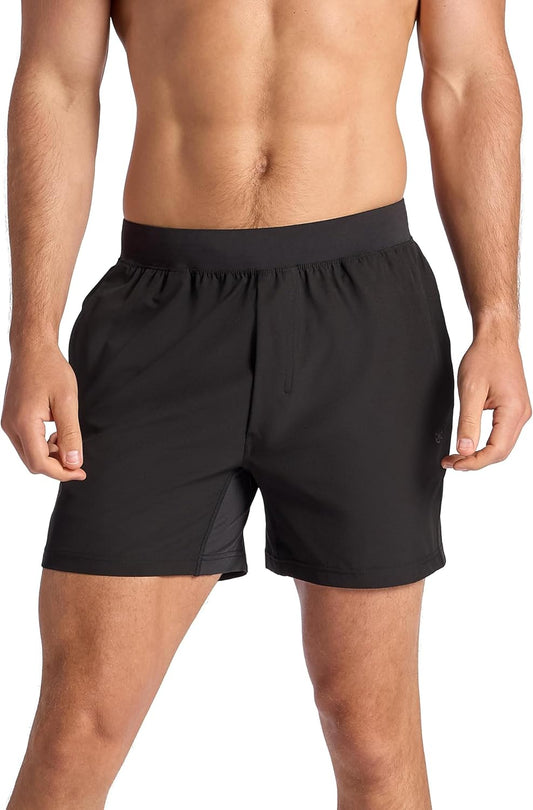 Men's Upside 5” Short, Standard Fit, Stretch Lightweight Material, Moisture-Wicking