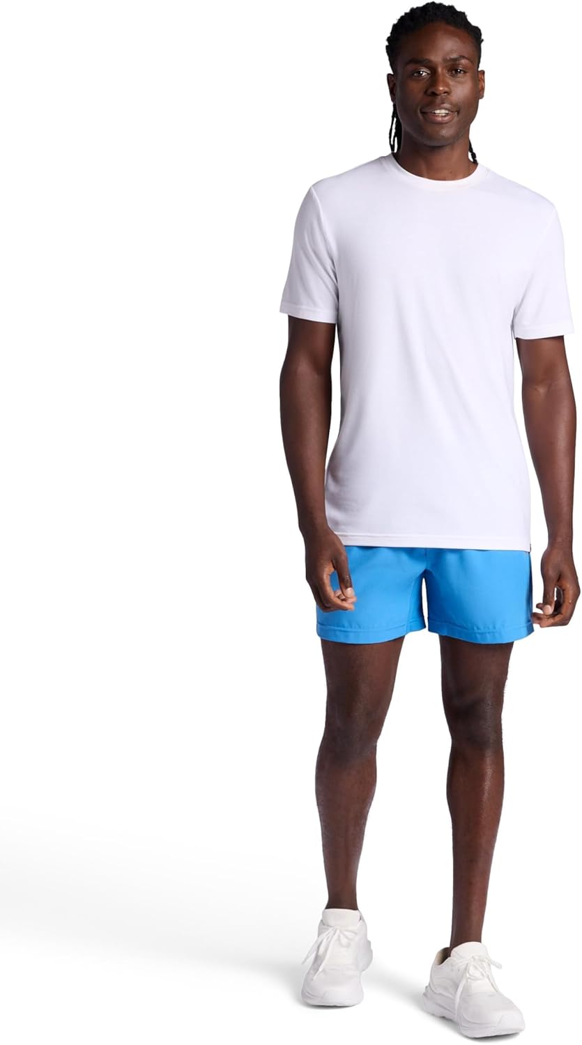 Men's Upside 5” Short, Standard Fit, Stretch Lightweight Material, Moisture-Wicking