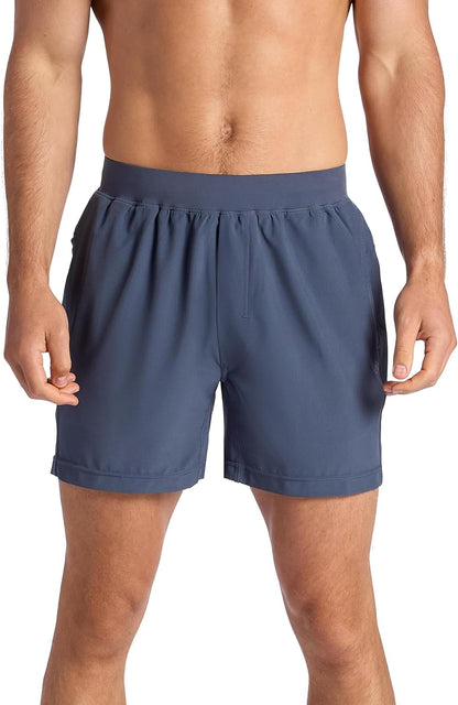 Men's Upside 5” Short, Standard Fit, Stretch Lightweight Material, Moisture-Wicking