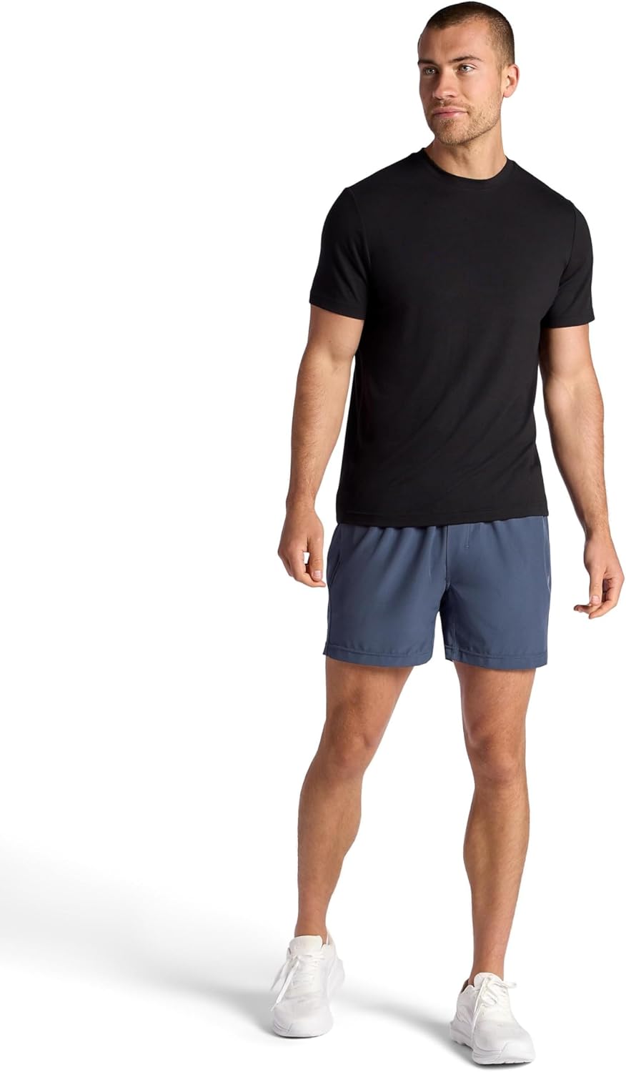 Men's Upside 5” Short, Standard Fit, Stretch Lightweight Material, Moisture-Wicking