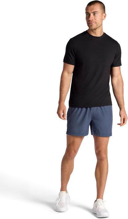 Men's Upside 5” Short, Standard Fit, Stretch Lightweight Material, Moisture-Wicking