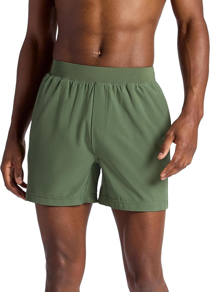 Men's Upside 5” Short, Standard Fit, Stretch Lightweight Material, Moisture-Wicking